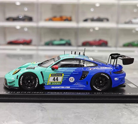 [Spark] 1:43 Porsche 2025 911 GT3 Cup #44 24H Nurburgring Model Car Resin / Closed Body