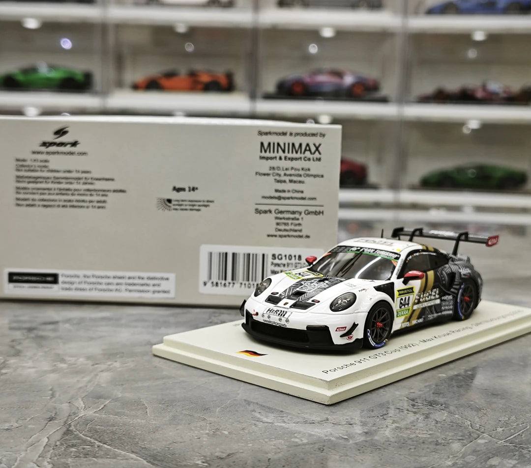 1:43 Porsche 2025 911 GT3 Cup 992 #644 Max Kruse Racing 24h Nurburgring model car by Spark - view 14