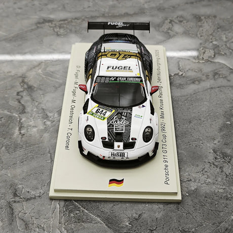 1:43 Porsche 2025 911 GT3 Cup 992 #644 Max Kruse Racing 24h Nurburgring model car by Spark - view 2