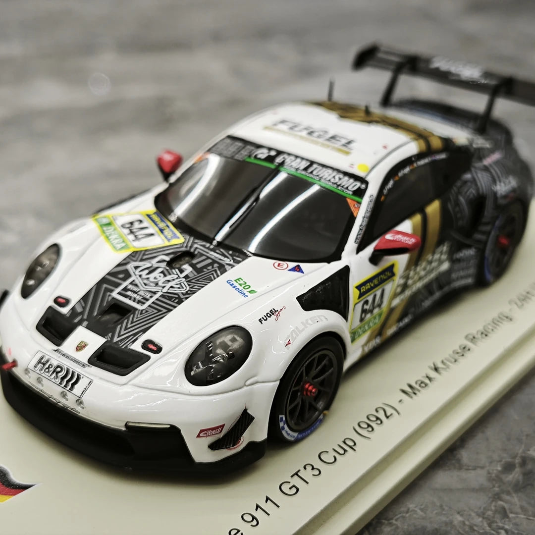1:43 Porsche 2025 911 GT3 Cup 992 #644 Max Kruse Racing 24h Nurburgring model car by Spark - view 4