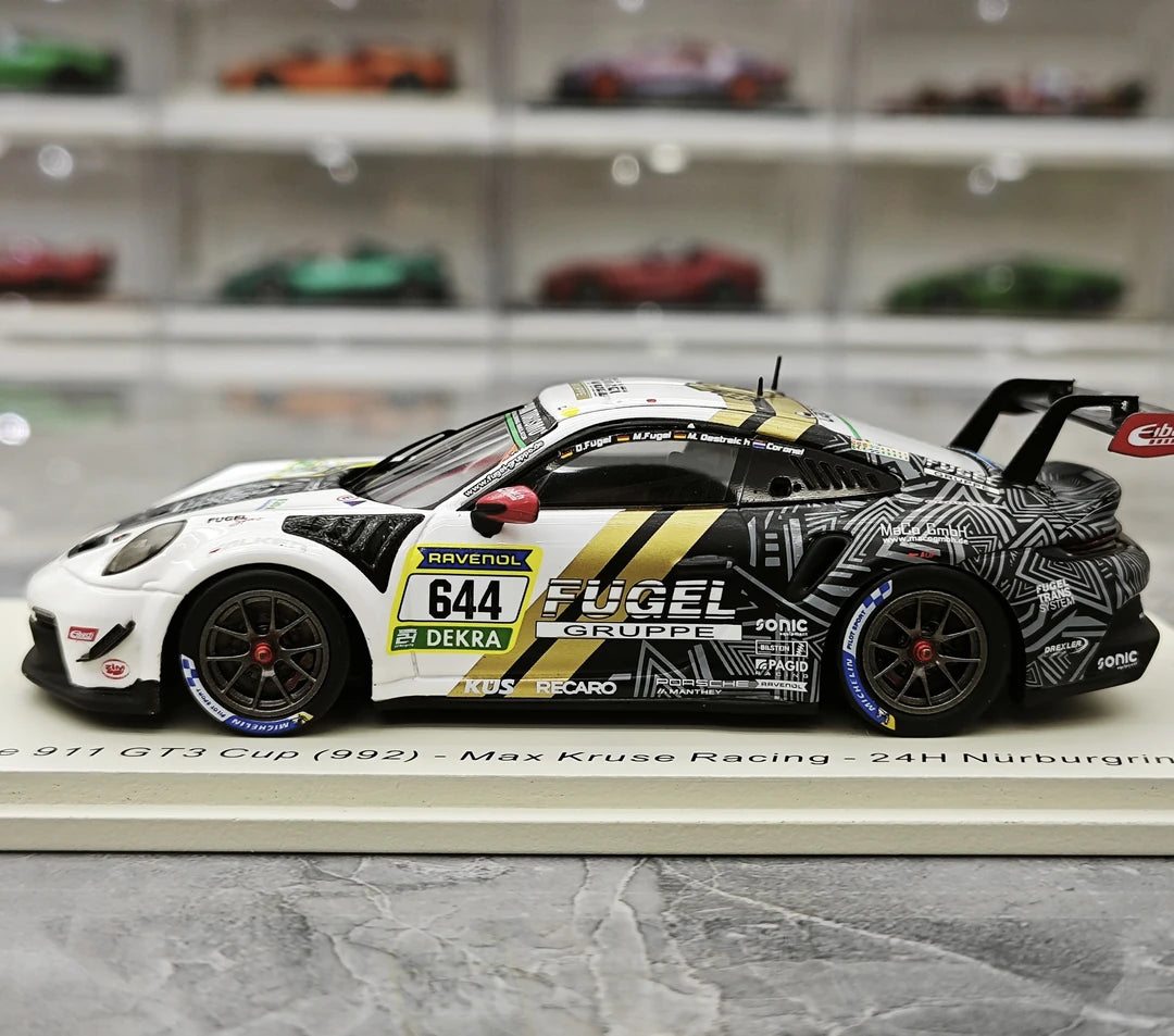 1:43 Porsche 2025 911 GT3 Cup 992 #644 Max Kruse Racing 24h Nurburgring model car by Spark - view 5