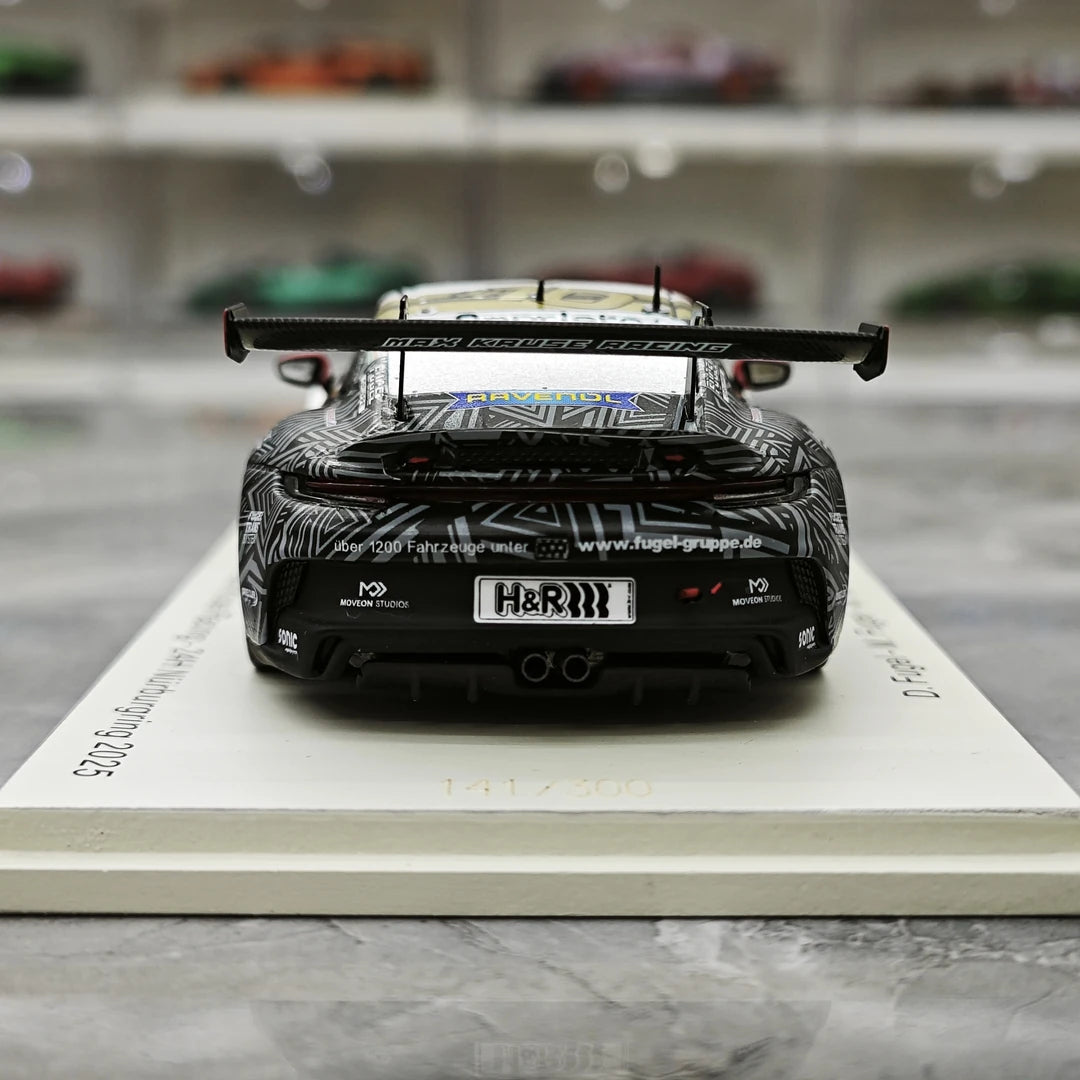 1:43 Porsche 2025 911 GT3 Cup 992 #644 Max Kruse Racing 24h Nurburgring model car by Spark - view 7