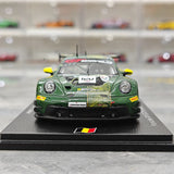 Porsche 2025 911 GT3 R 992 #120 ライト・モータースポーツ 24時間スパ 1:43 レジンコレクターモデル - ビュー1