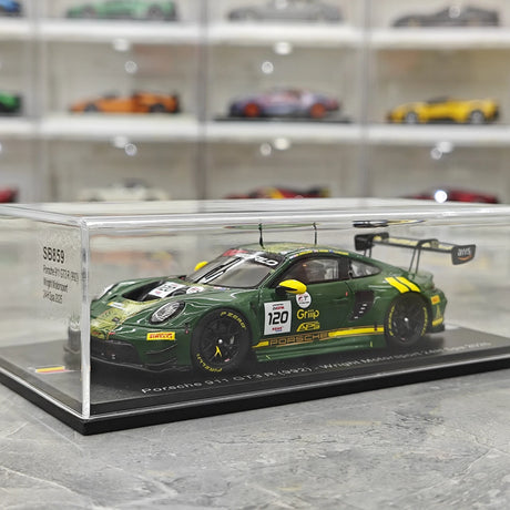 Porsche 2025 911 GT3 R 992 #120 Wright Motorsports 24h Spa 1:43 hartsikeräilymalli - katselu 12