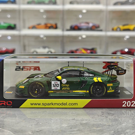 Porsche 2025 911 GT3 R 992 #120 Wright Motorsports 24h Spa 1:43 hartsinen keräilymalli – näytä 13