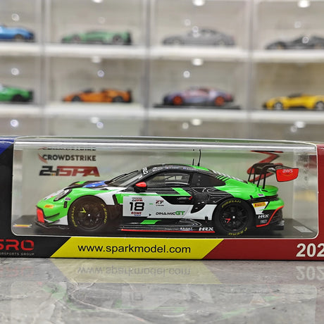 Porsche 2025 911 GT3 R 992 #18 Dinamic GT 24h Spa 1:43 hartsikeräilymalli – näytä 13
