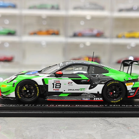 Porsche 2025 911 GT3 R 992 #18 Dinamic GT 24h Spa 1:43 hartsikeräilymalli - view 5