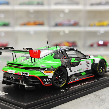 Porsche 2025 911 GT3 R 992 #18 Dinamic GT 24h Spa 1:43 hartsikeräilymalli - view 8