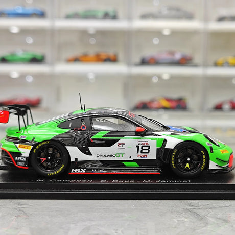 Porsche 2025 911 GT3 R 992 #18 Dinamic GT 24h Spa 1:43 hartsikeräilymalli – view 9