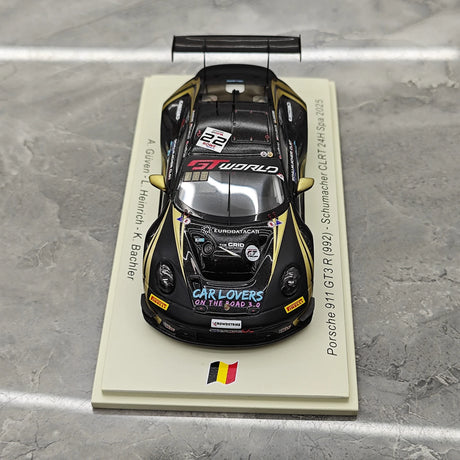 Porsche 2025 911 GT3 R 992 #22 Schumacher CLRT 24h Spa 1:43 hartsinen keräilymalli - näkymä 2