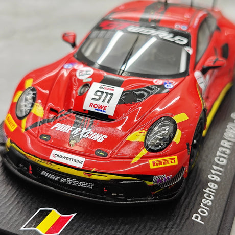 Porsche 2025 911 GT3 R 992 #911 Pure Rxcing 24h Spa 1:43 hartsikeräilymalli – katso 11