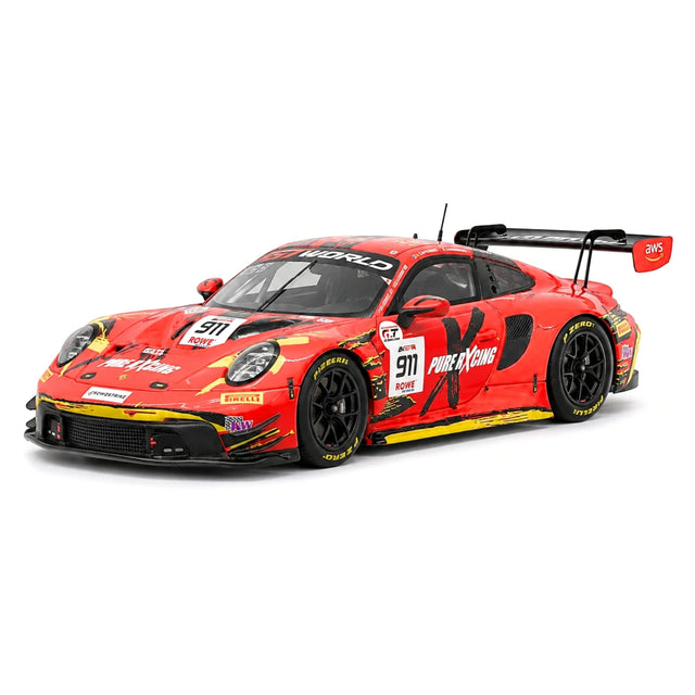 Porsche 2025 911 GT3 R 992 #911 퓨어 Rxcing 24시간 스파 1:43 레진 수집 모델 - 뷰 15