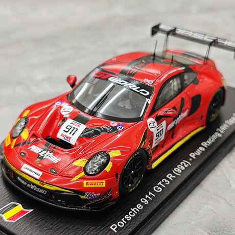 Porsche 2025 911 GT3 R 992 #911 Pure Rxcing 24h Spa 1:43 hartsikeräilymalli – näkymä 4