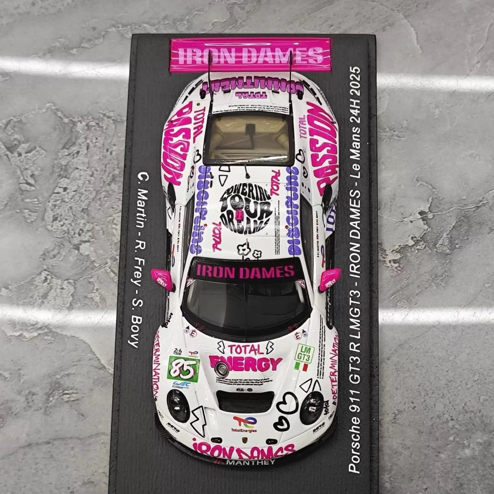 [Spark] 1:43 Porsche 2025 911 Le Mans GT3 R LMGT3 Model Car Resin