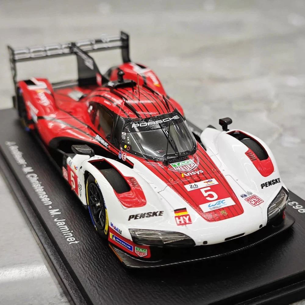 [Spark] 1:43 Porsche 2025 963 - Porsche Penske Motorsport - 6th Le Mans 24H Model Car Resin