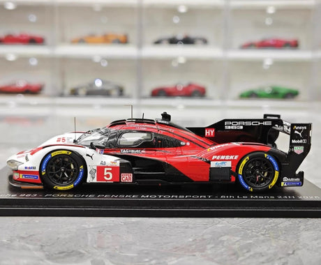 [Spark] 1:43 Porsche 2025 963 - Porsche Penske Motorsport - 6th Le Mans 24H Model Car Resin