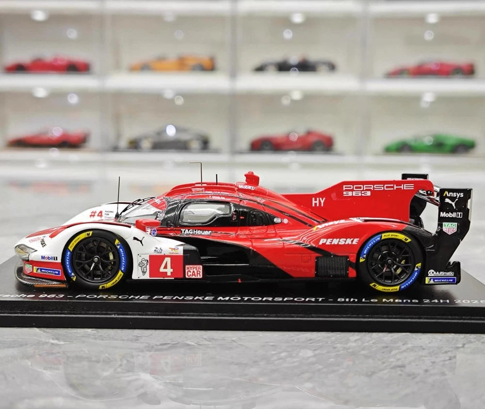 [Spark] 1:43 Porsche 2025 963 - Porsche Penske Motorsport - 8th Le Mans 24H voiture miniature Resin