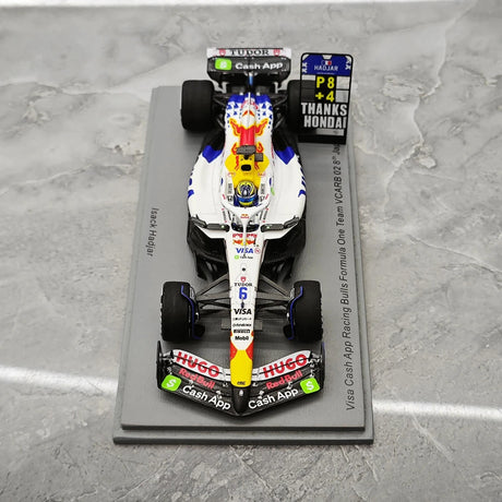 1:43 Racing Bulls 2025 VCARB 02 #6 japonês GP Isack Hadjar F1 modelo de carro em resina da Spark - ver 2