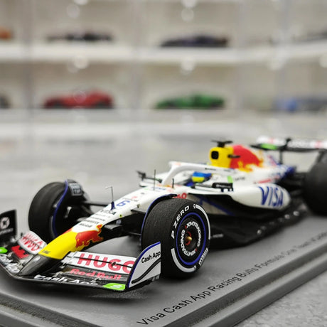 1:43 Racing Bulls 2025 VCARB 02 japonês GP #6 Isack Hadjar F1 modelo de resina por Spark - ver 3