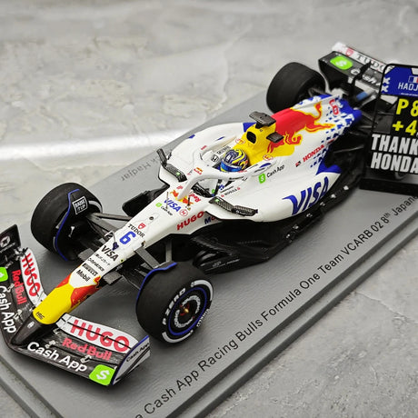 1:43 Racing Bulls 2025 VCARB 02 #6 japonês GP Isack Hadjar F1 modelo de resina por Spark - ver 4