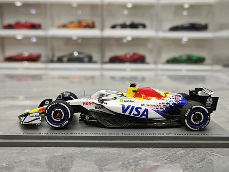 1:43 Racing Bulls 2025 VCARB 02 #6 japonês GP Isack Hadjar F1 modelo de resina por Spark - ver 5