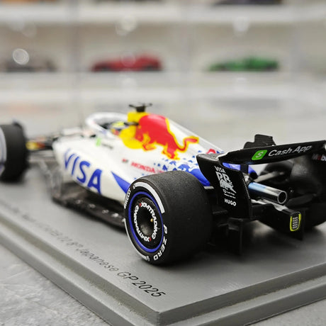 1:43 Racing Bulls 2025 VCARB 02 #6 japonês GP Isack Hadjar F1 modelo de resina da Spark - ver 6