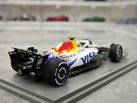 1:43 Racing Bulls 2025 VCARB 02 #6 japonês GP Isack Hadjar F1 modelo de resina por Spark - vista 8
