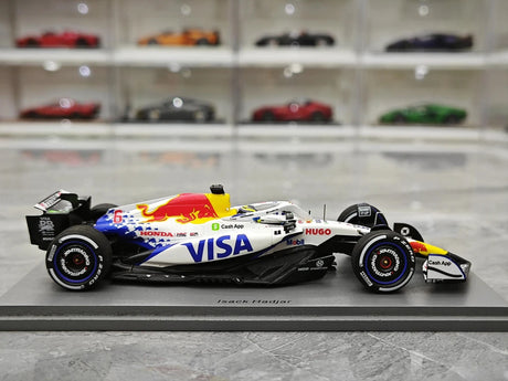 1:43 Racing Bulls 2025 VCARB 02 #6 japonês GP Isack Hadjar F1 modelo de resina por Spark - ver 9