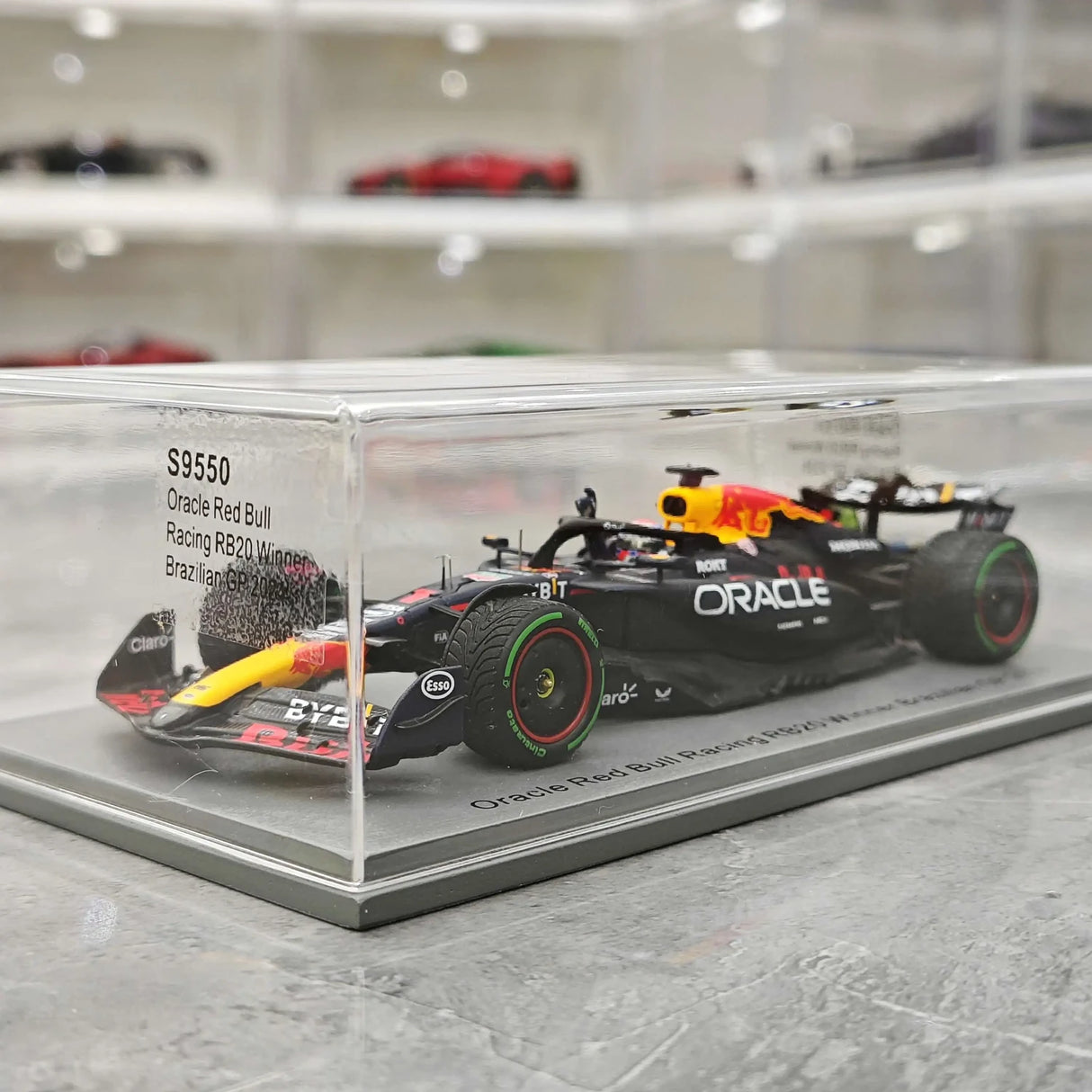 1:43 Red Bull 2024 RB20 #1 Brazilian GP Max Verstappen F1 resin model car by Spark - view 14