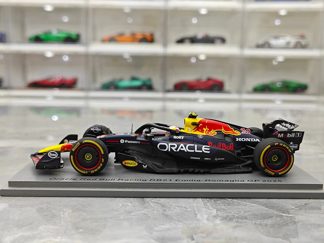 1:43 Red Bull 2025 RB21 #22 Imola GP Yuki Tsunoda F1 resin model car by Spark - view 5
