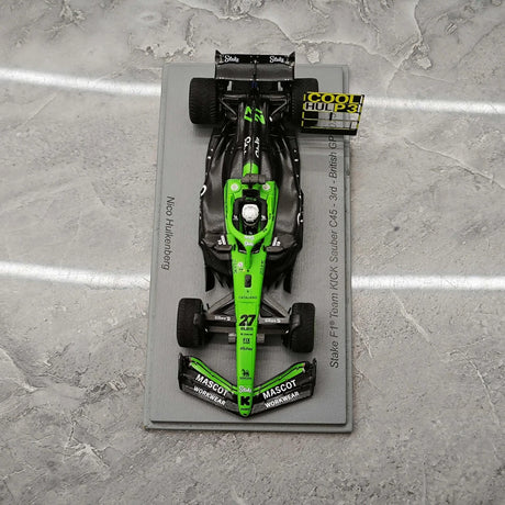 1:43 Sauber 2025 C45 #27 British GP Nico Hulkenberg F1 modelo de carro em resina da Spark - ver 2