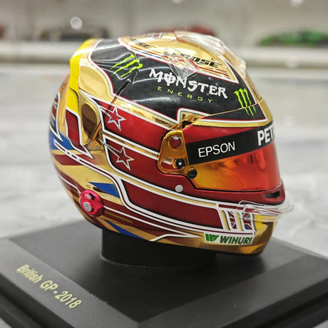 [Spark] 1:5 루이스 해밀턴 2018 영국 GP Mercedes-AMG 페트로나스 F1 헬멧 F1 헬멧