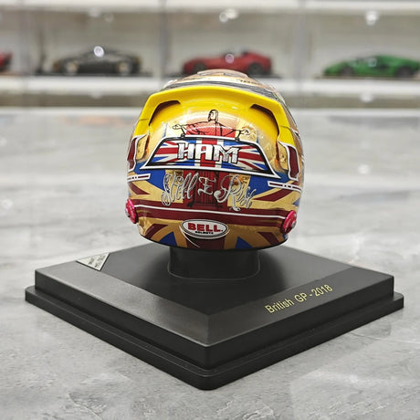[Spark] 1:5 루이스 해밀턴 2018 영국 GP Mercedes-AMG 페트로나스 F1 헬멧 F1 헬멧