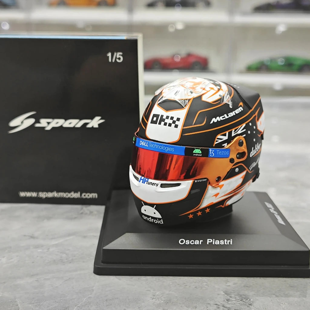 [Spark] 1:5 Oscar Piastri 2023 Monaco GP McLaren F1 헬멧
