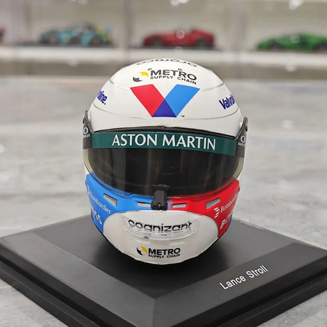 [Spark] 1:5 랜스 스트롤 2024 영국 GP Aston Martin F1 헬멧 F1 헬멧