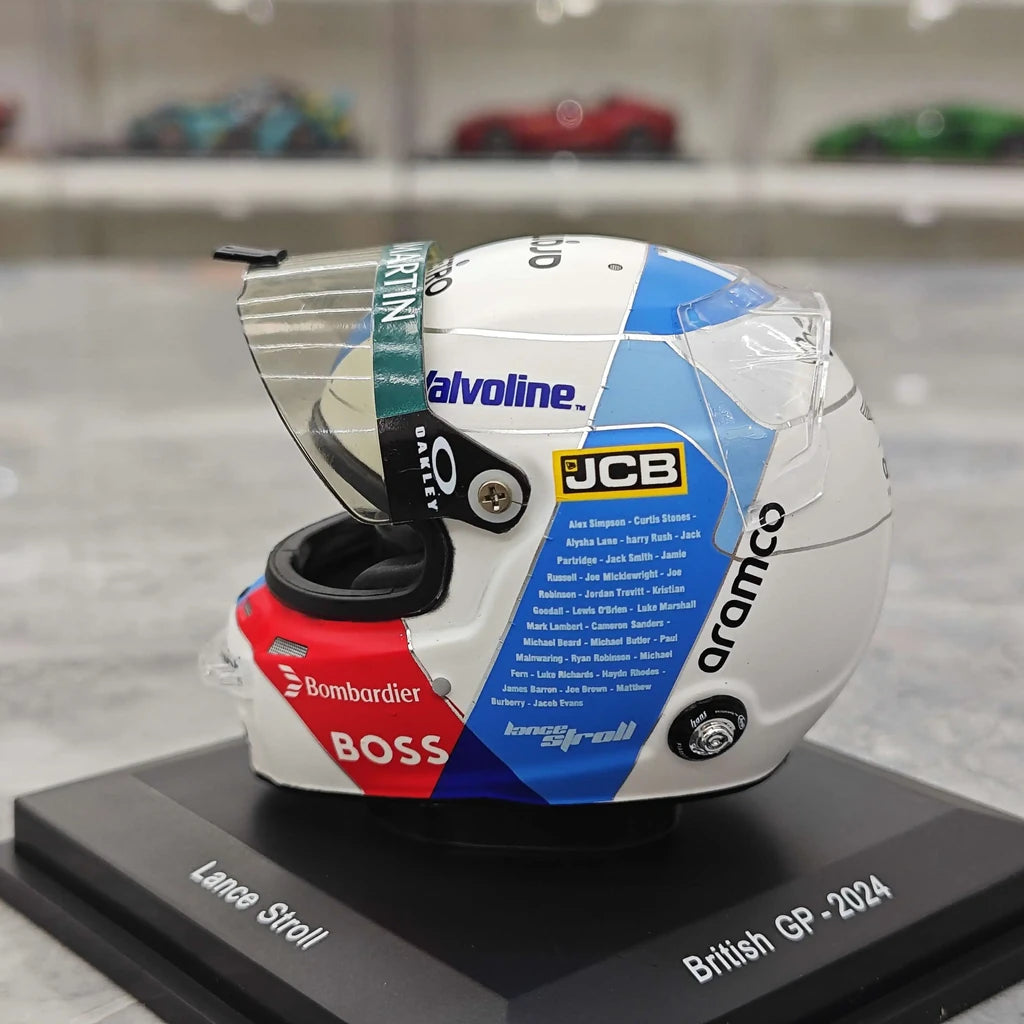 [Spark] 1:5 Lance Stroll 2024 British GP Aston Martin F1 헬멧