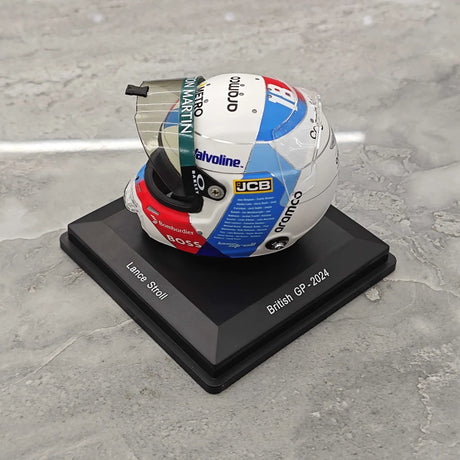 [Spark] 1:5 랜스 스트롤 2024 영국 GP Aston Martin F1 헬멧 F1 헬멧