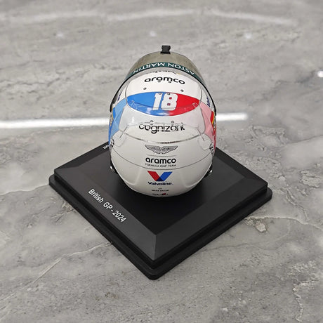 [Spark] 1:5 랜스 스트롤 2024 영국 GP Aston Martin F1 헬멧 F1 헬멧