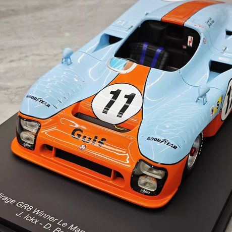 [Spark] 1:18 Gulf Mirage 1975 GR8 #11 Winner 24 Le Mans modelauto Hars / Closed Body