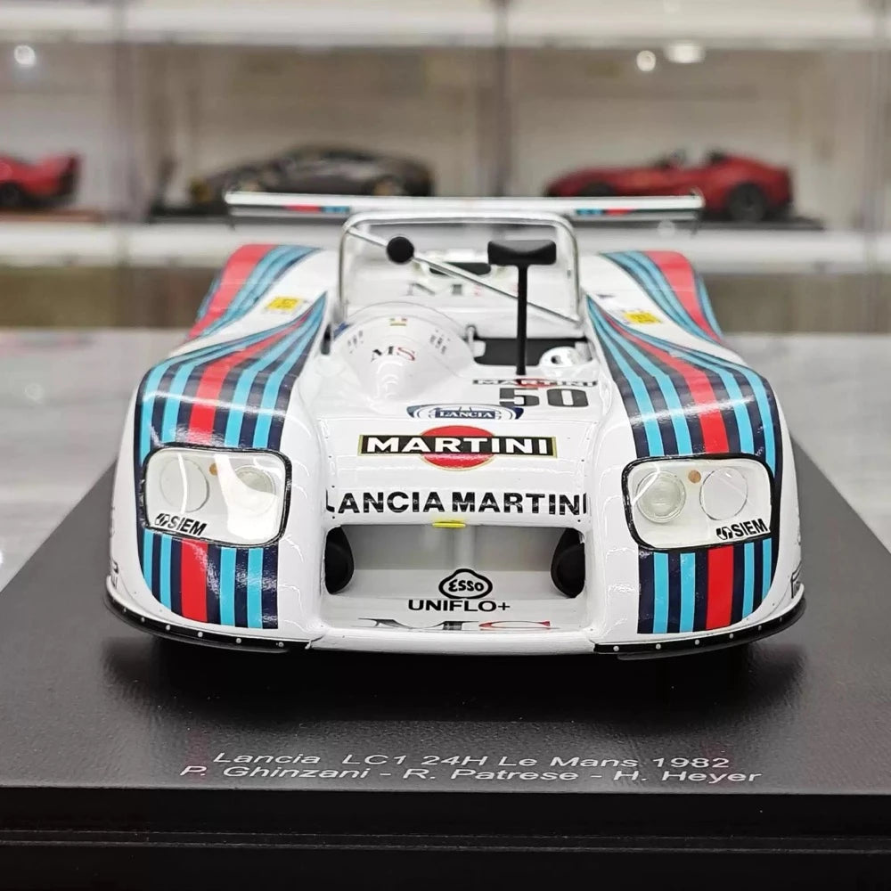 [Spark] 1:18 Lancia 1982 LC1 Martini #51 24h Le Mans Model Car Resin / Closed Body