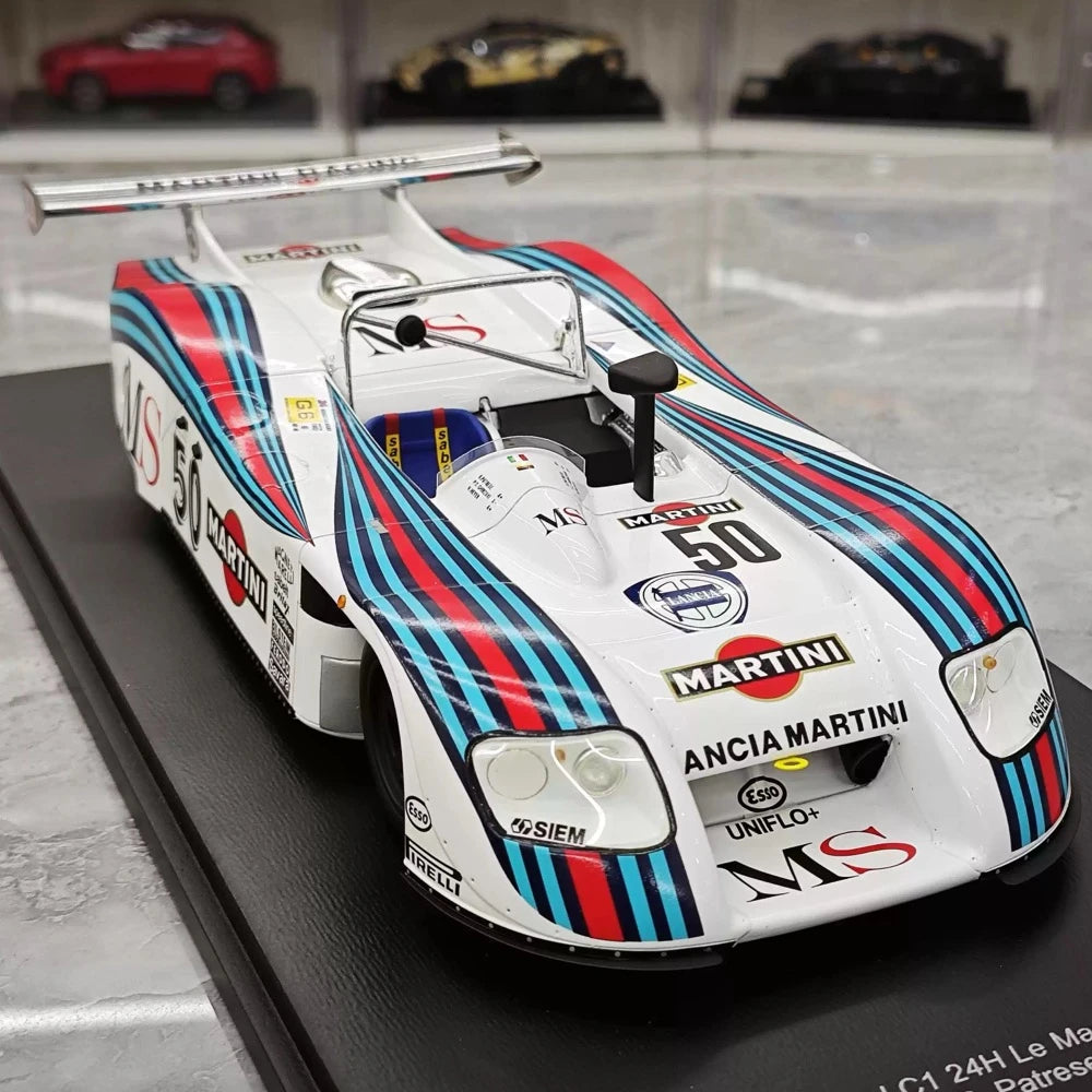 [Spark] 1:18 Lancia 1982 LC1 Martini #51 24h Le Mans Model Car Resin / Closed Body
