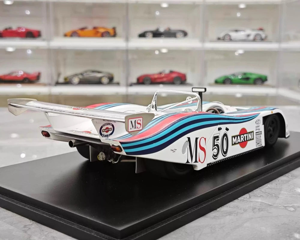 [Spark] 1:18 Lancia 1982 LC1 Martini #51 24h Le Mans Model Car Resin / Closed Body