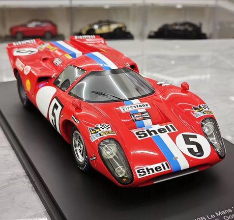 [Spark] 1:18 Lola 1971 T70 MK3B #5 24h Le Mans Pilette modelauto Hars / Closed Body