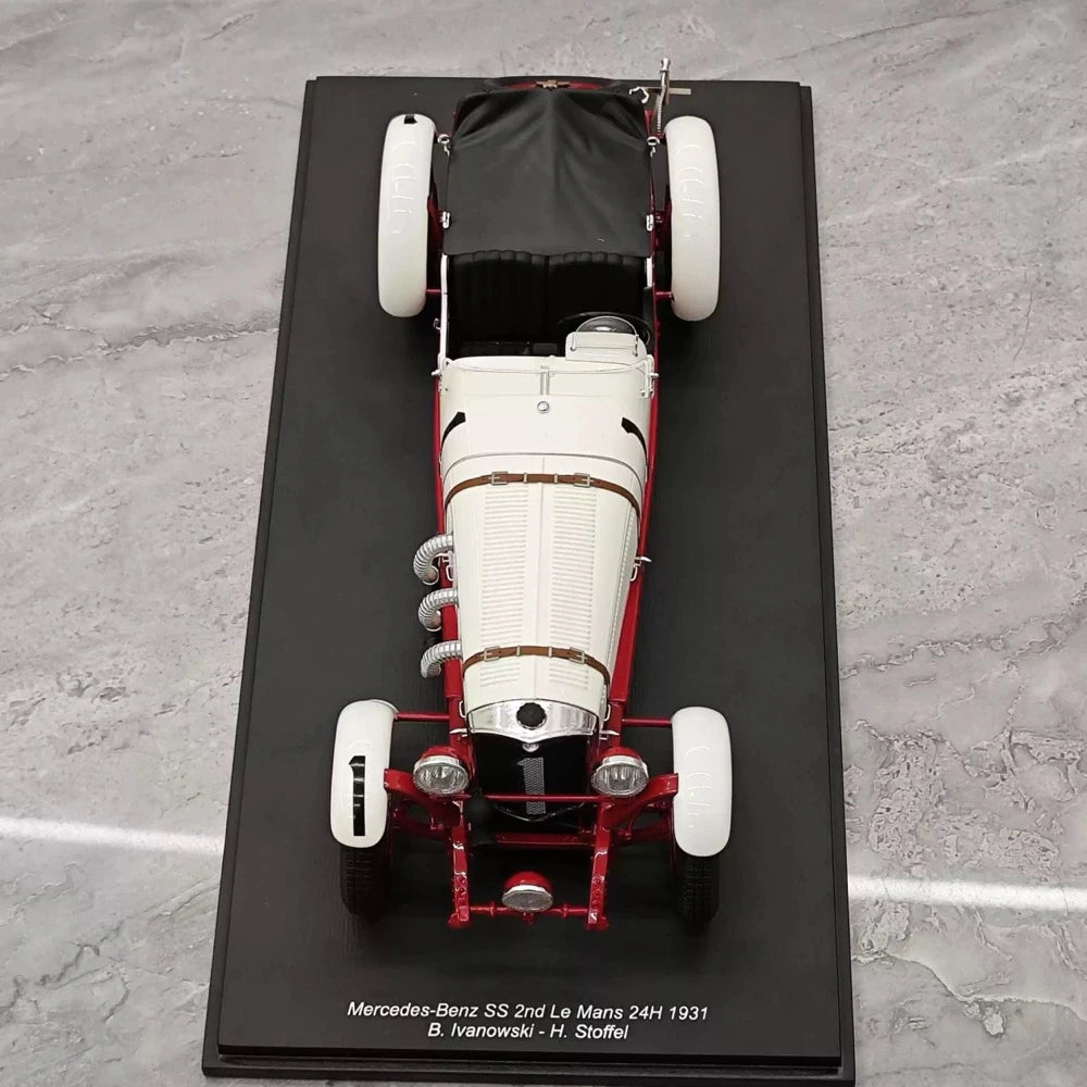 [Spark] 1:18 Mercedes-Benz 1931 SSK #1 2nd 24h Le Mans modelauto Hars / Closed Body