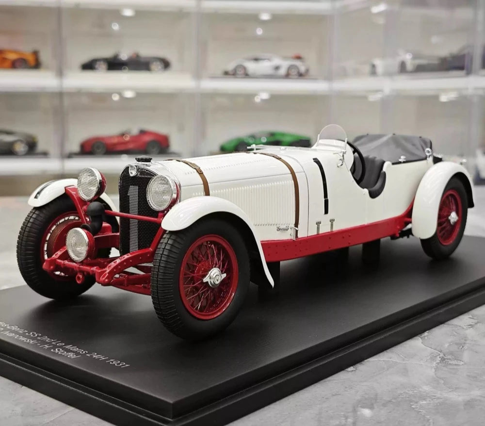 [Spark] 1:18 Mercedes-Benz 1931 SSK #1 2nd 24h Le Mans modelauto Hars / Closed Body