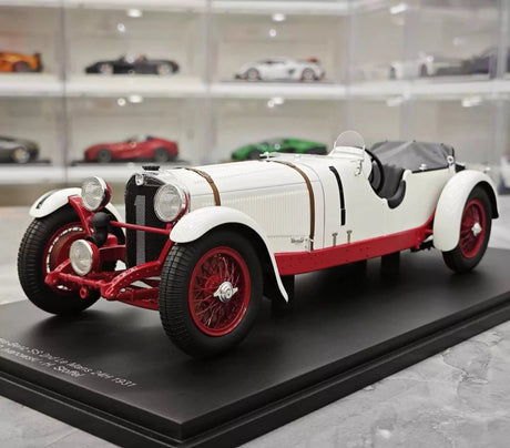 [Spark] 1:18 Mercedes-Benz 1931 SSK #1 2nd 24h Le Mans modelauto Hars / Closed Body