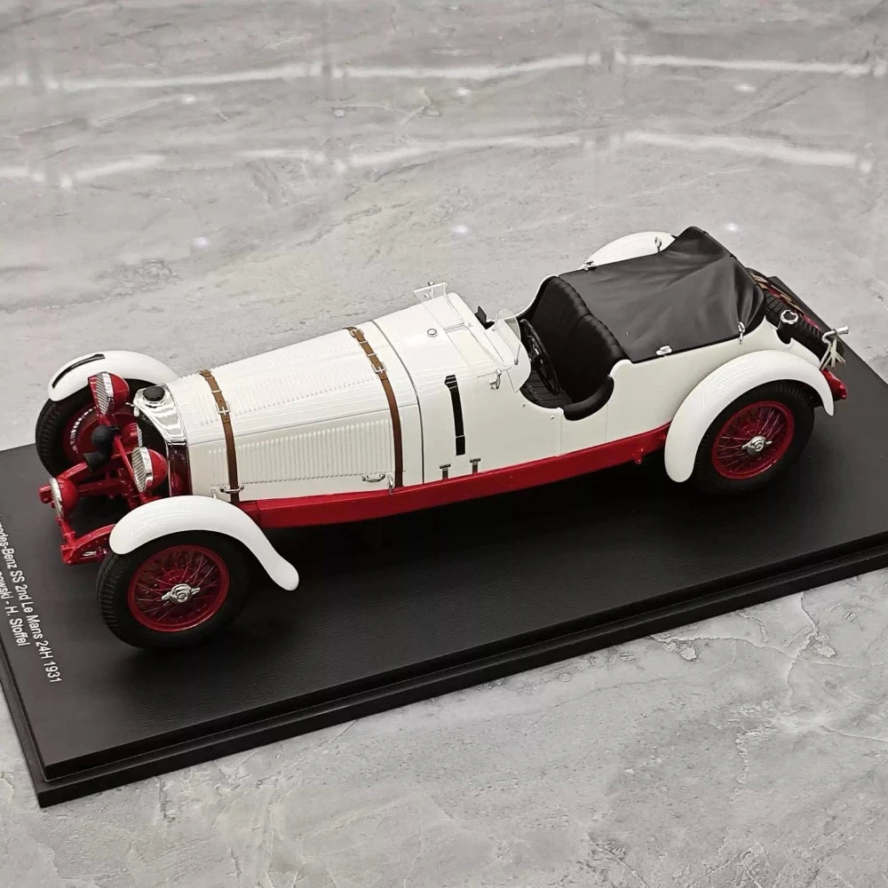 [Spark] 1:18 Mercedes-Benz 1931 SSK #1 2nd 24h Le Mans modelauto Hars / Closed Body