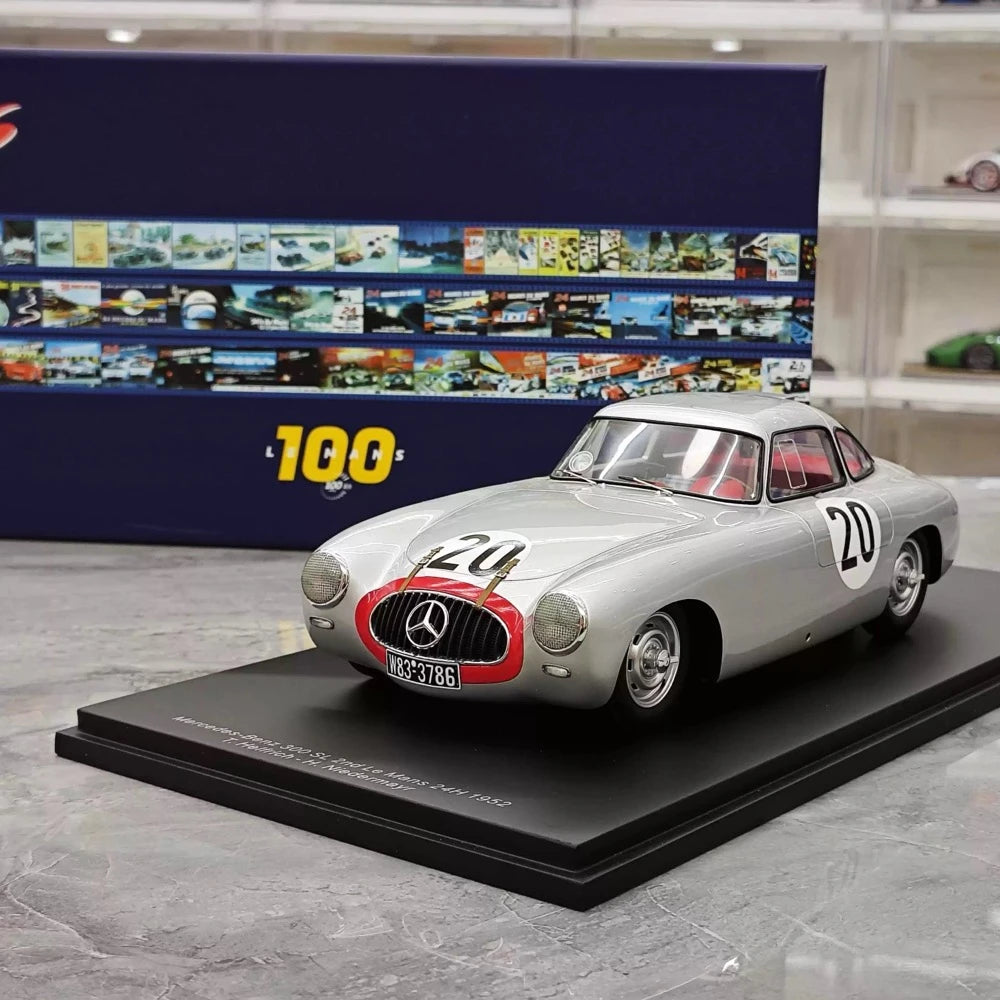 [Spark] 1:18 Mercedes-Benz 1952 300 SL #20 2nd 24h Le Mans modellbil harts / Closed Body
