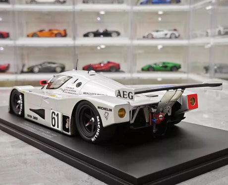 [Spark] 1:18 Mercedes-Benz 1989 C9 #61 Le Mans Sauber Model Car Resin / Closed Body