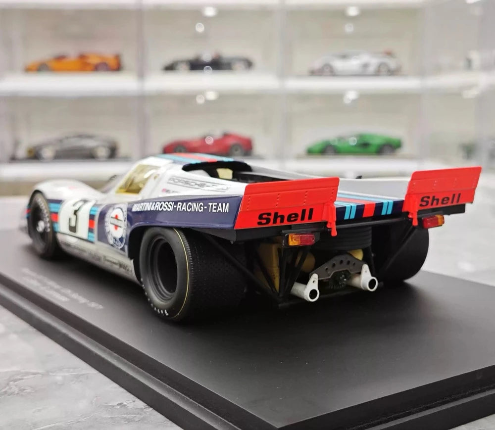 [Spark] 1:18 Porsche 1971 917K #3 Winner 12h Sebring Model Car Resin / Closed Body